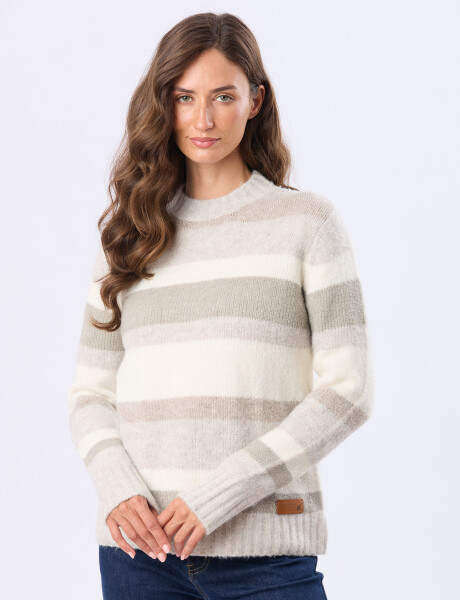 BUZO TEJIDO RAYADO Verde