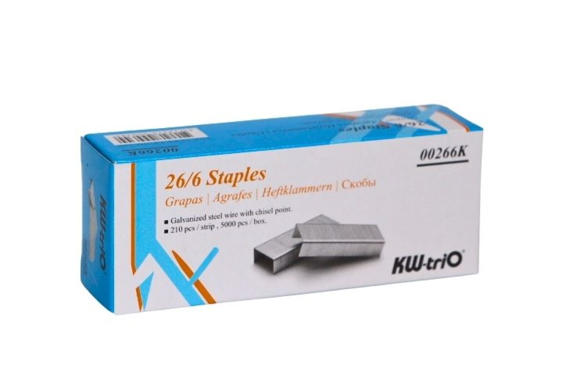 BROCHE KW TRIO TAMAÑO 26/6 X 5000 GRAMPAS 