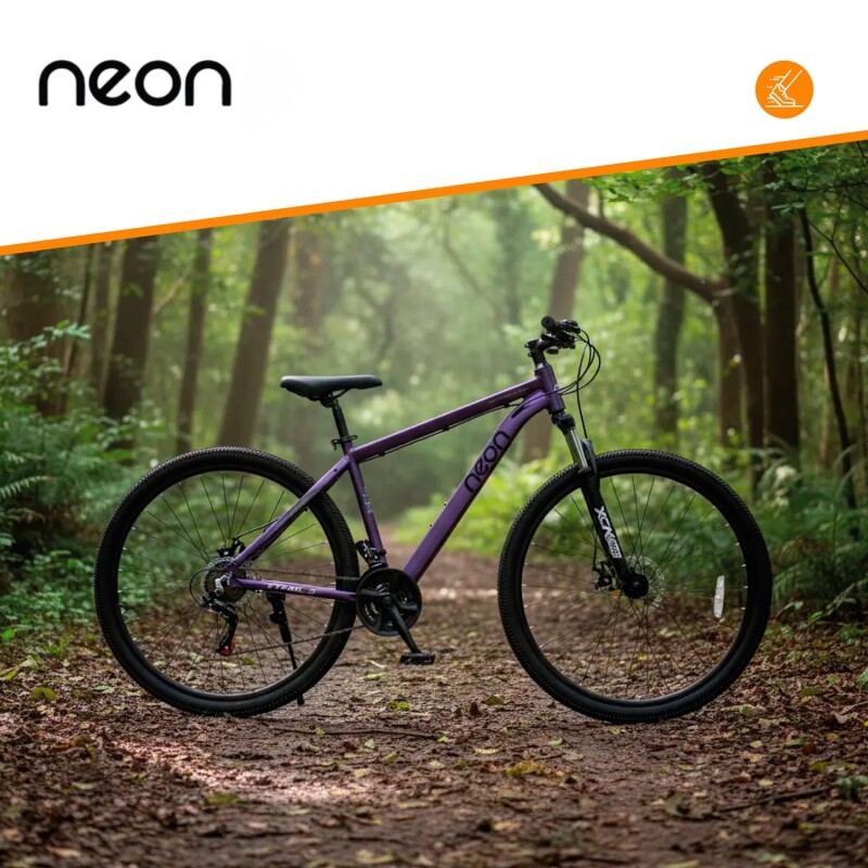 Bicicleta Montaña 26 Cuadro Aluminio Freno Disco 21 Cambios Lavander