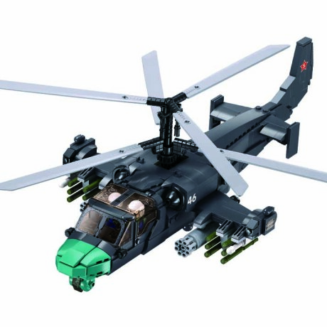 Helicoptero de combate para armar + Figuras 913 pcs Helicoptero de combate para armar + Figuras 913 pcs