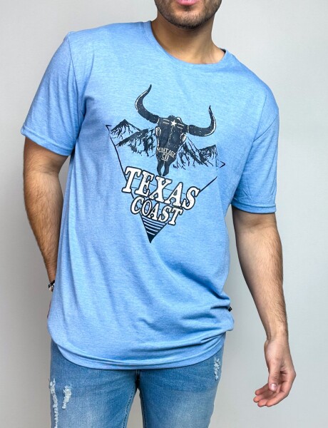 T-Shirt print Ruiz Celeste