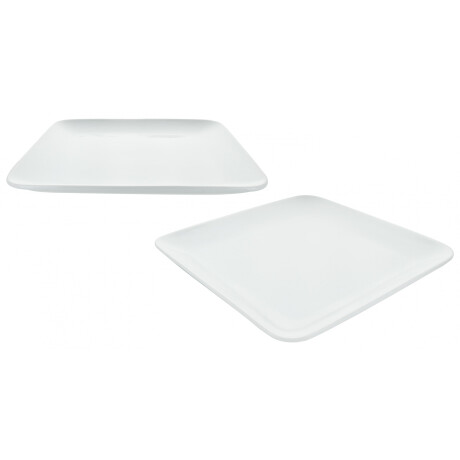 Plato cuadrado de ceramica Plato cuadrado de ceramica