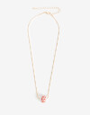 Cadena Corta con Dije Con Dijes Collar Con Dije Oriental - Dorado