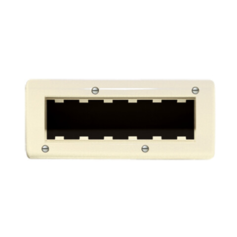 Caja exterior para 6 módulos marfil - Ave C55608