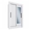 Ropero Placard 2 Puertas Corredizas C/espejo Dormitorio Blanco