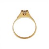 Anillo Solitario-Oro bajo-Piedra Zirconia-AN8083 conpiedra