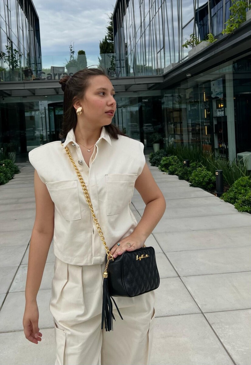 Camisa sin manga Cora - Off White 