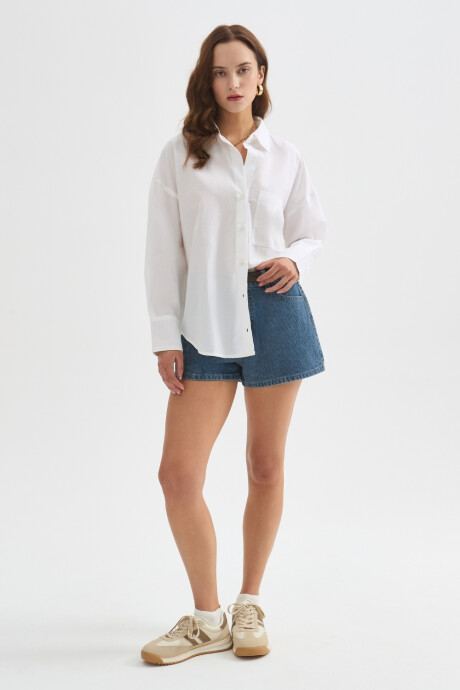 Camisa Tunnis Marfil / Off White