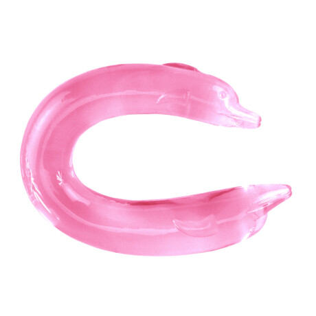 Dildo Doble en U con Punta Estilo Delfín Dildo Doble en U con Punta Estilo Delfín