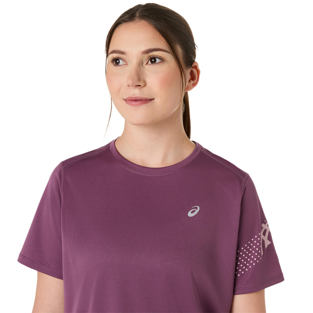 Polo Running Icon SS Top Mujer Velvet Purple