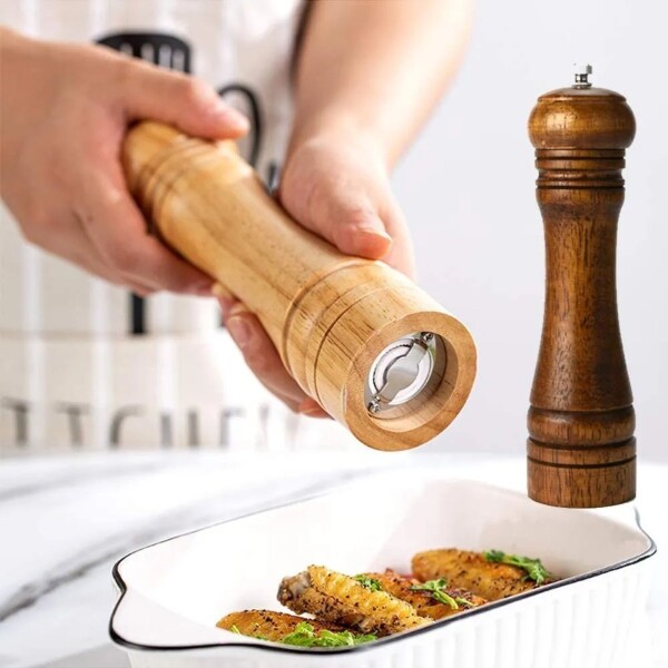 Molinillo Pimentero Madera Muela Acero Cocina Manual Atrix ® variante madera