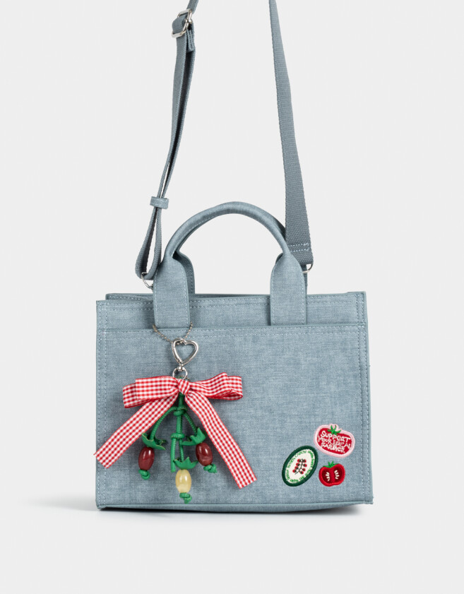 City Cartera City Denim - Azul Gastado