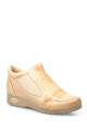 Zapato Bajo Con Elástico Cuero Natural