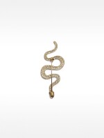 Broche De Serpiente dorado