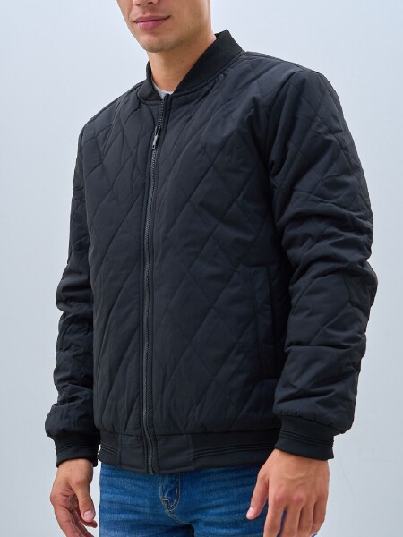 CAMPERA OXX 0423 CAPITONEAD NEGRO