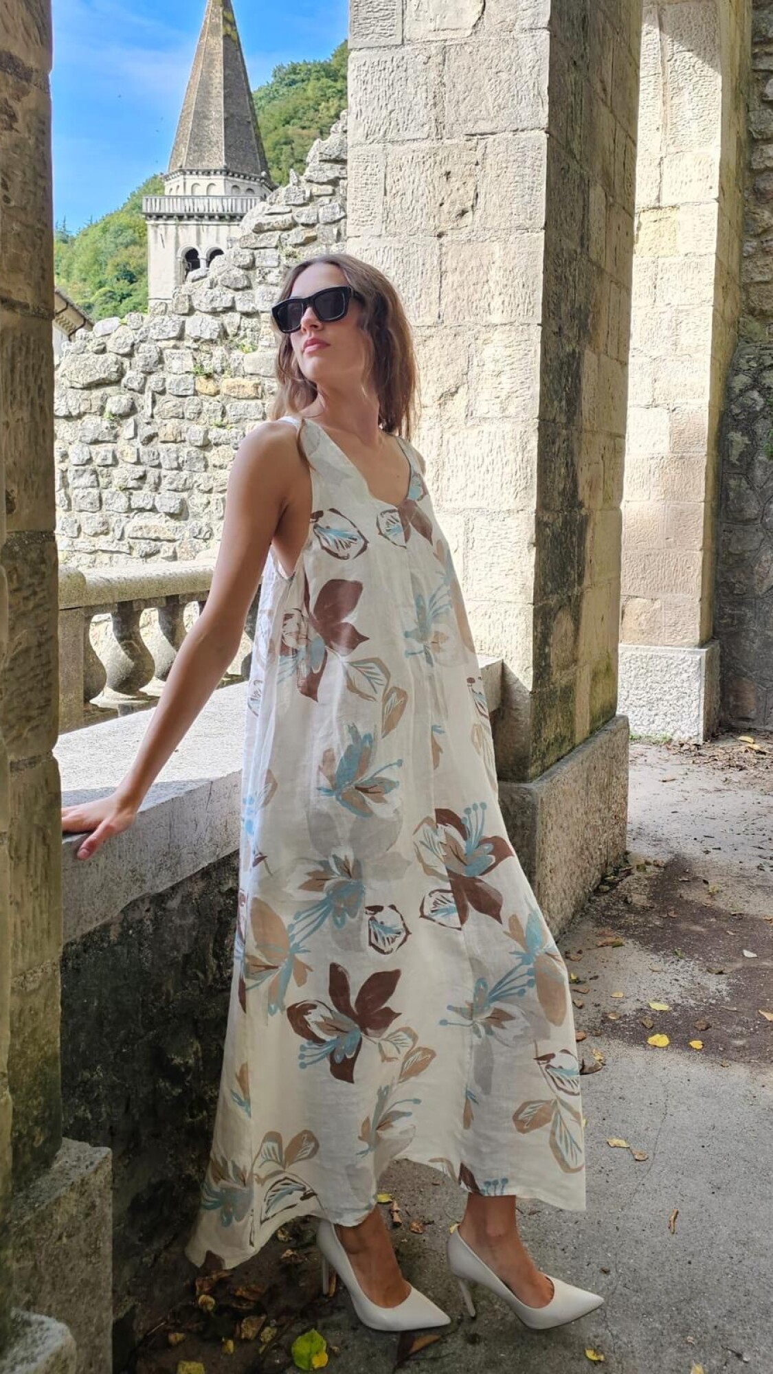 Vestido Laccio Beige