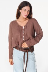 Camisa Nacar Chocolate