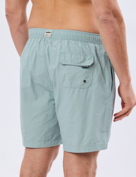 SHORT DE BAÑO LISO Denim