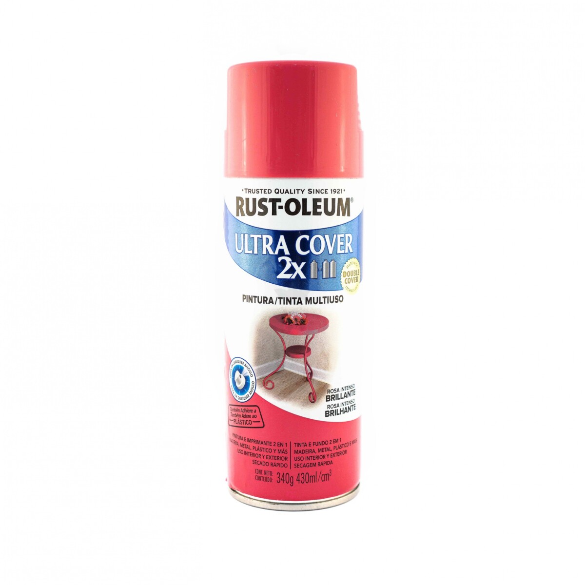 AEROSOL ULTRA COVER 2X ROSA INTENSO BRILLANTE- 340 GR. 