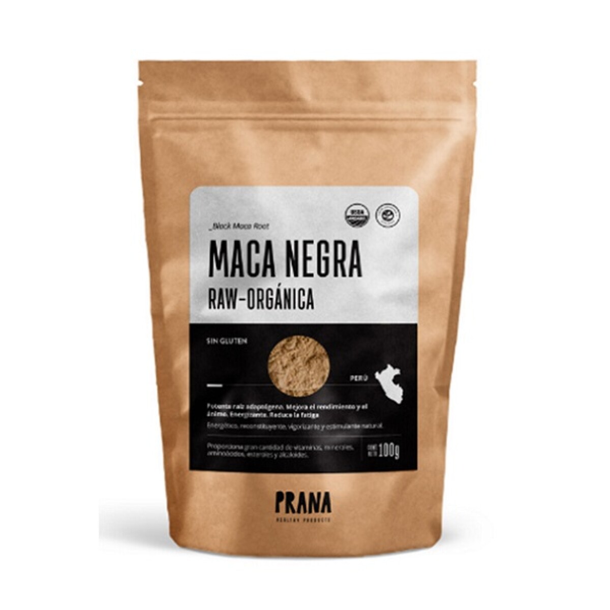 Maca Negra Orgánica Prana 100 Grs. 