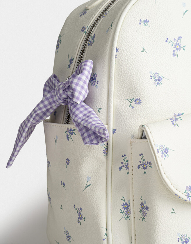 Mochilas Urbanas Mochila Solapa Flores - Estampado Flores