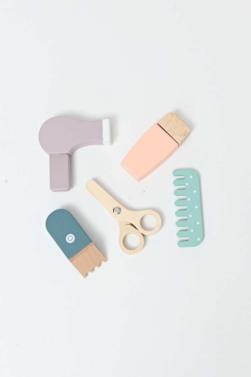 Set de peluquería En Madera
