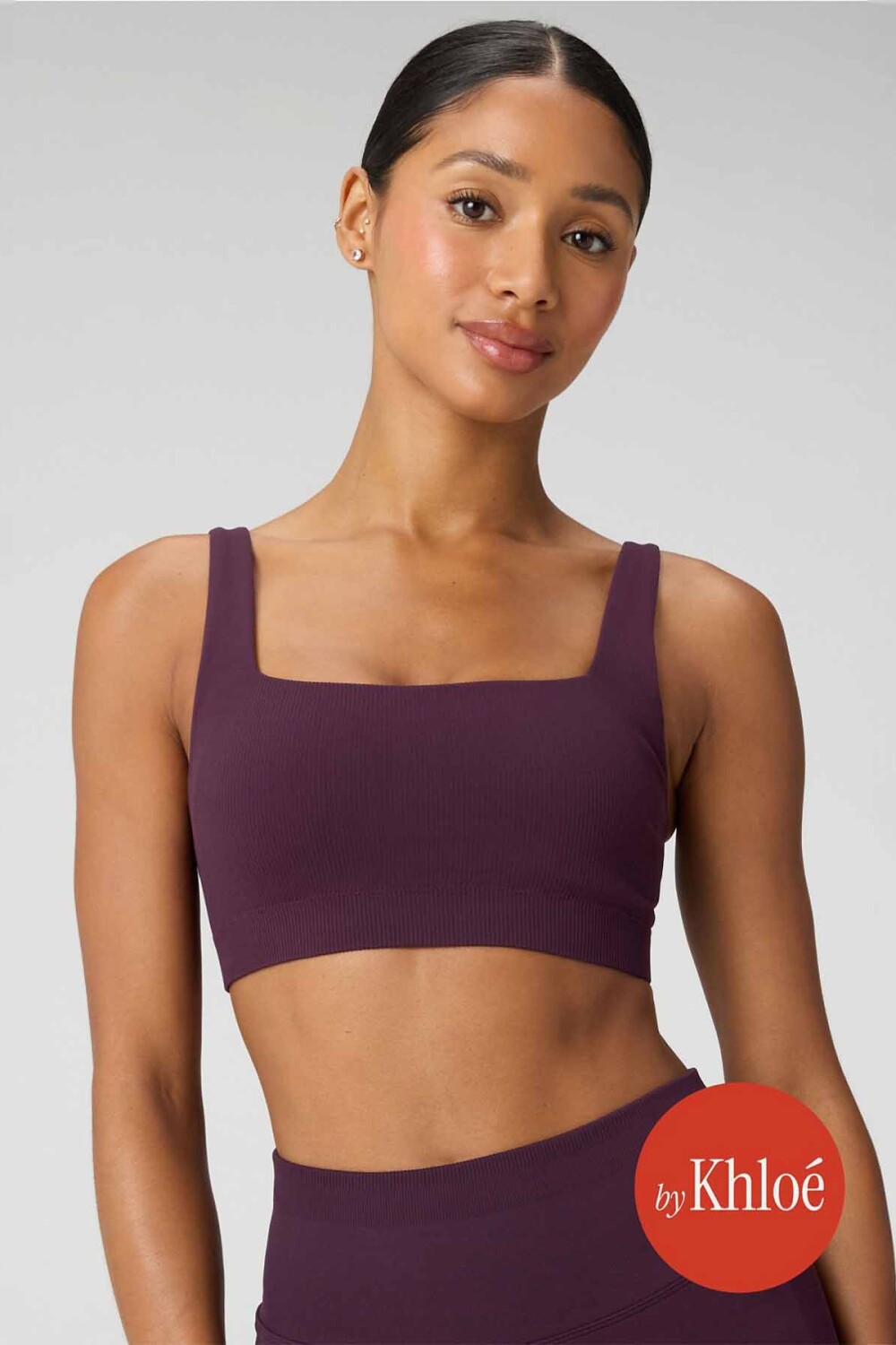 Bra Deportivo Sleek Seamless Low Impact Mujer Oxblood