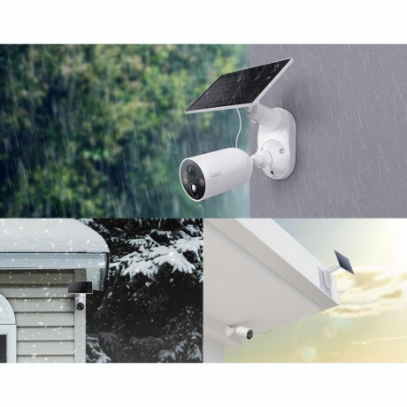 Kit Cámara De Seguridad Smart TAPO C425 2K Con Batería + Panel Solar Kit Cámara De Seguridad Smart TAPO C425 2K Con Batería + Panel Solar