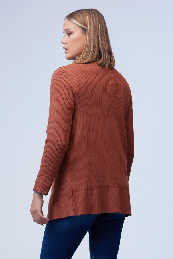 Cardigan Rib TERRACOTA