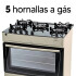 Cocina Supergas James C695v PLATEADO