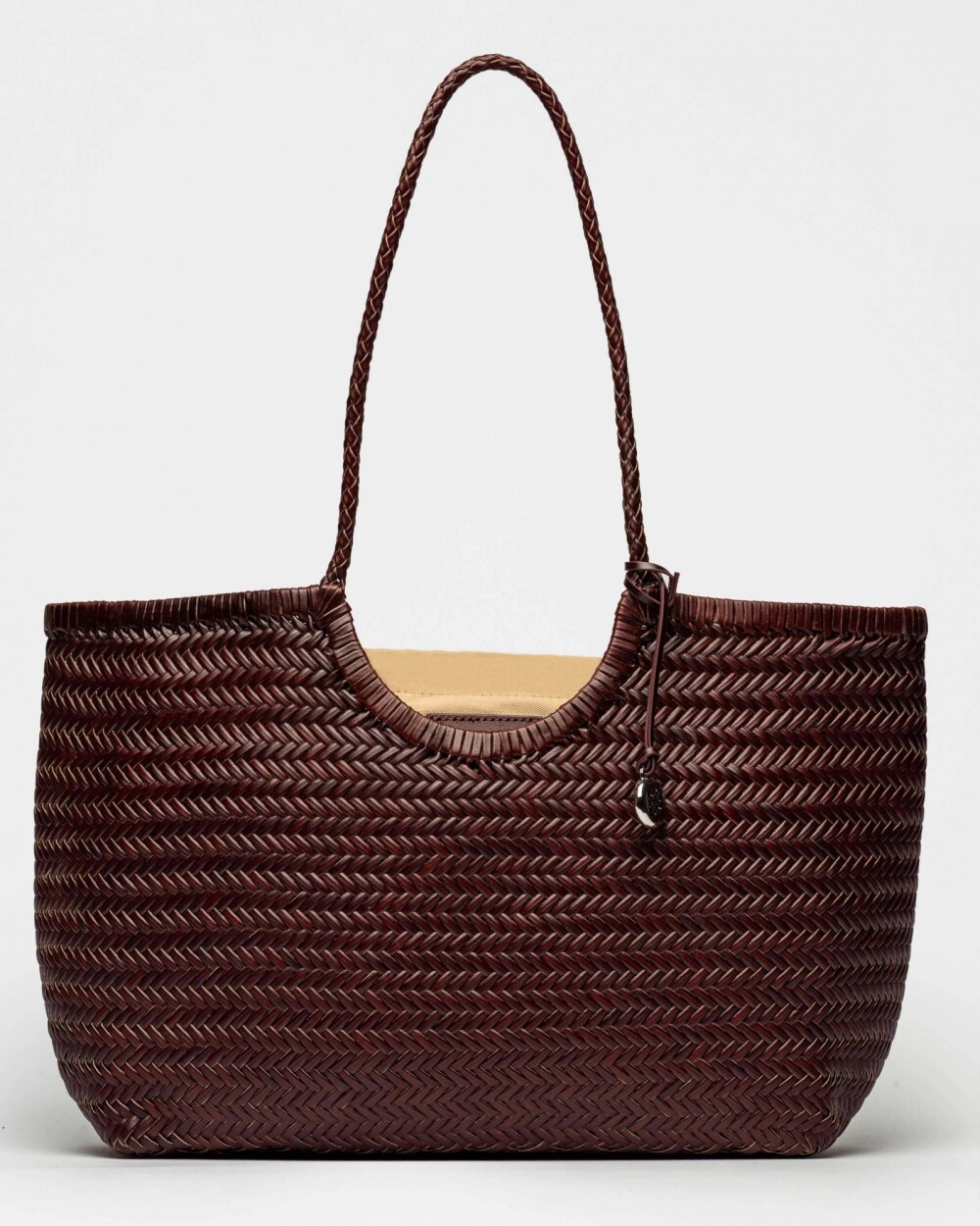 Bolso Ipanema en cuero curtido natural Chocolate