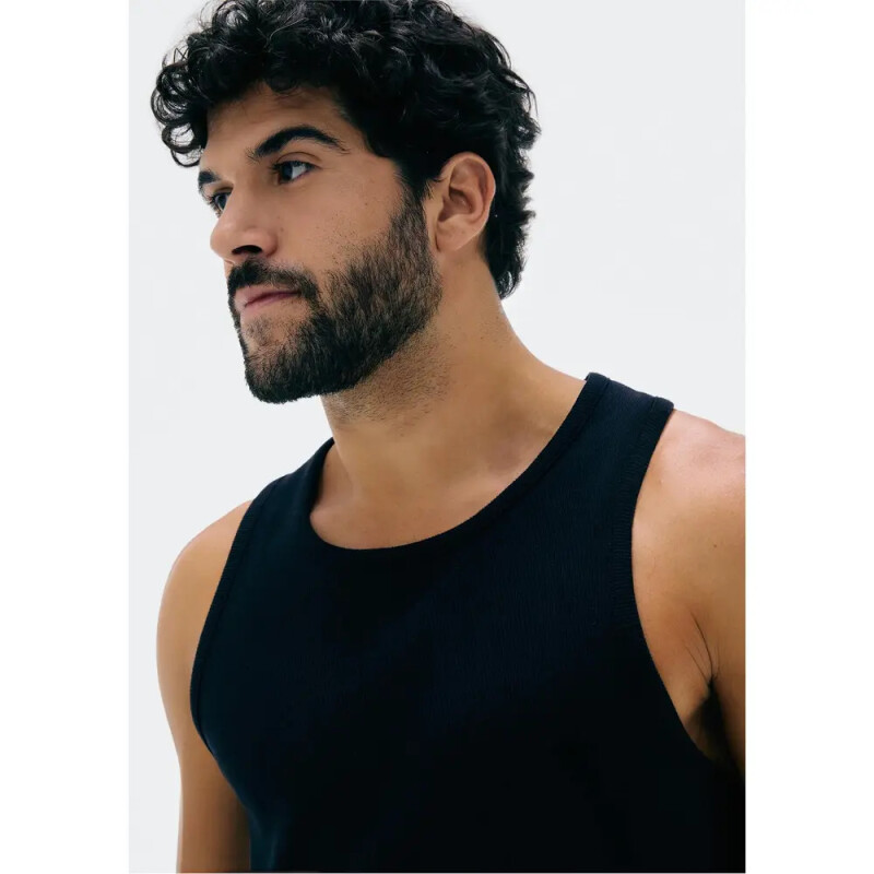 CAMISETA REGATA MASC PRETO ESCURO