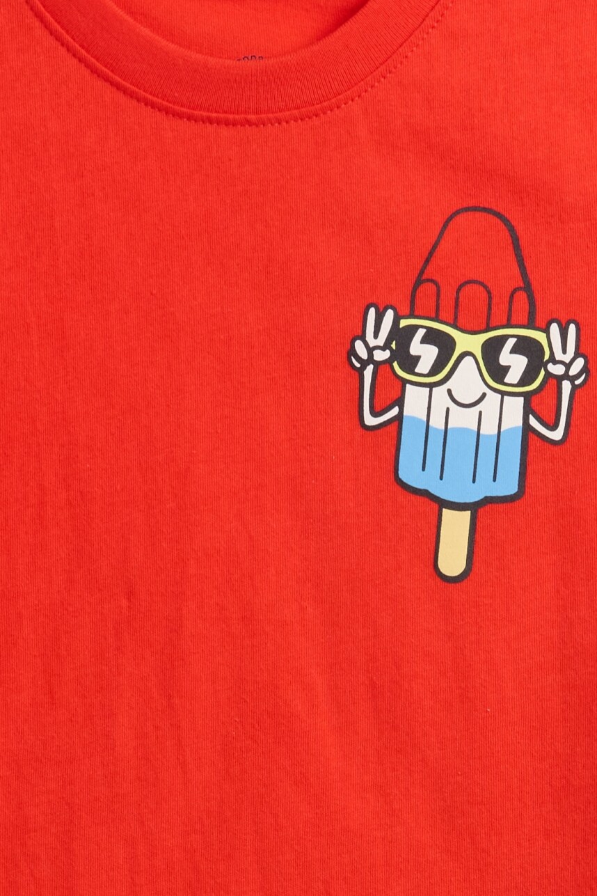 Remera Gràfico Toddler Niño Poster Red 527