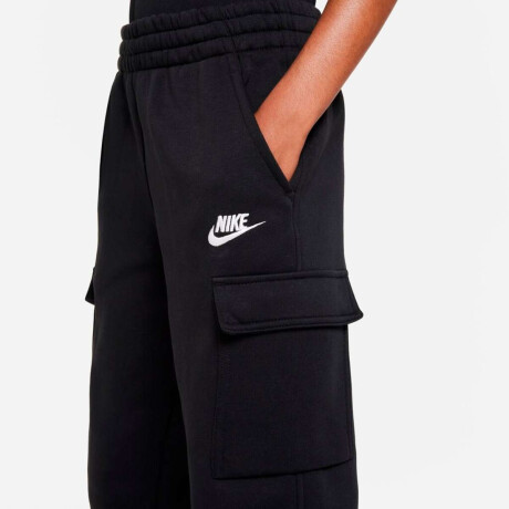 Pantalón Largo Nike Sportswear Club Fleece Cargo de Niños negro