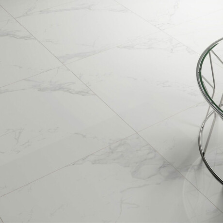 PORCELANATO PARA PISO Y PARED 60X60 BLANCO MARMOLADO PULIDO RECTIFICADO ELIZABETH GAMAS DE BLANCO