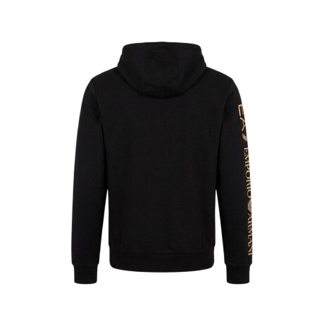 ARMANI EA7 HOODIE BLACK/GOLD