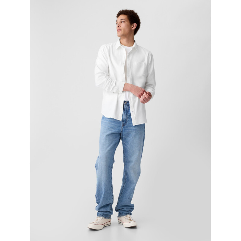 V-LS STANDARD OXFORD TAPESTRY NAVY XL WHITE 2