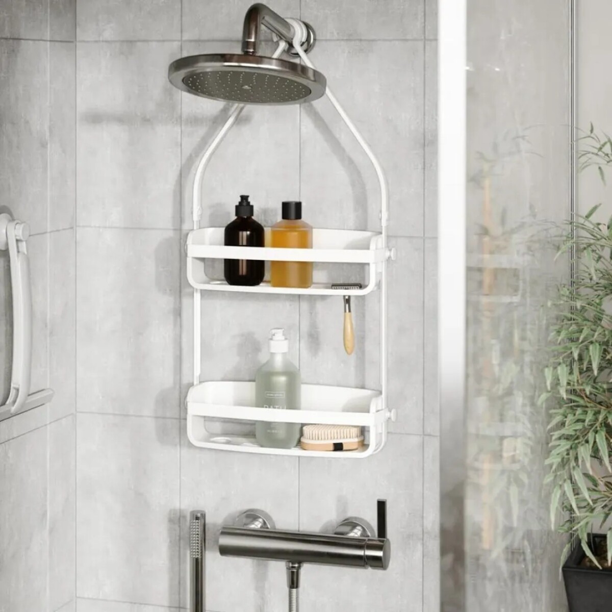 Organizador para Ducha Flex Umbra - Blanco 