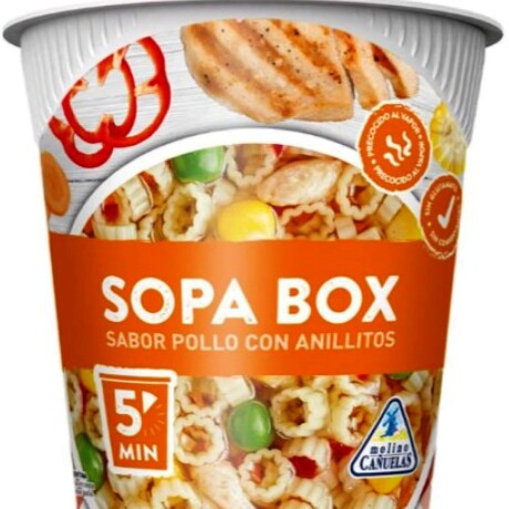 SOPA BOX RAMEN VASO 45G POLLO ANILLITOS SOPA BOX RAMEN VASO 45G POLLO ANILLITOS