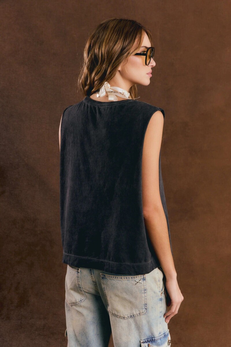 MUSCULOSA JAPAN Negro