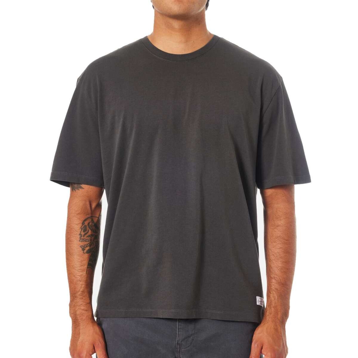 Remera Katin Box Fit Heritage - Negro 