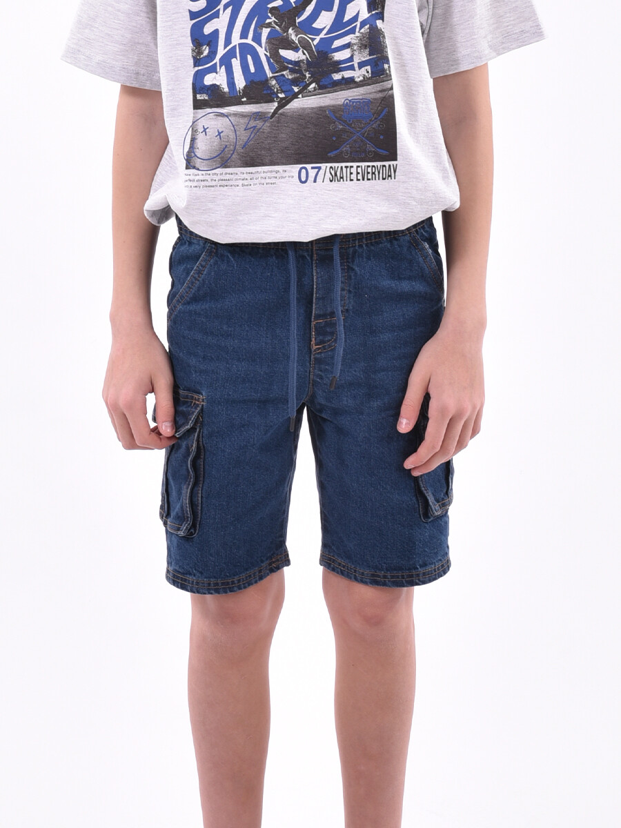 SHORT PIERO - AZUL 