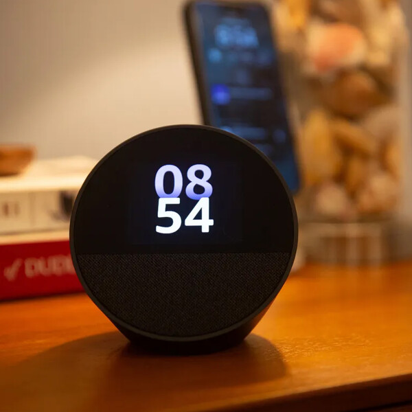 Amazon Echo Spot Smart Clock Parlante Alexa NEGRO