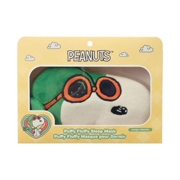 Antifaz Snoopy verde