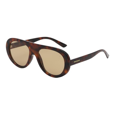 Lentes De Sol Trend Vermelha Cuadrado Marrón/Tortuga