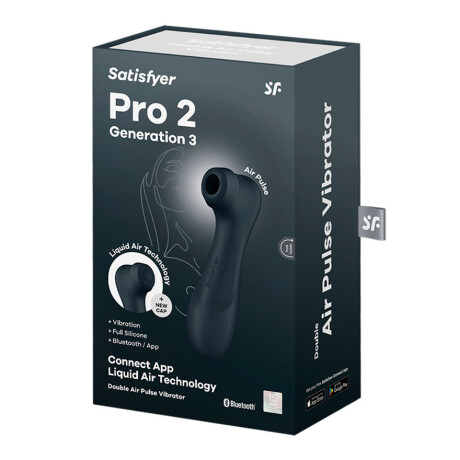 Satisfyer Pro 2 Gen 3 Air Pulse Vibrador con App Negro