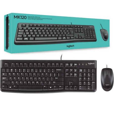 Combo Logitech MK120 USB 001