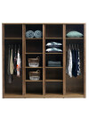 Armario VEDDE 220x197 c/espejo roble salv Armario VEDDE 220x197 c/espejo roble salv