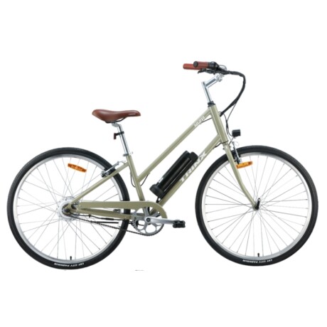 Bicicleta Electrica Trinx Niza R.28 36v 250w Acero Marron
