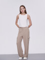 Pantalon Meyer Beige Oscuro